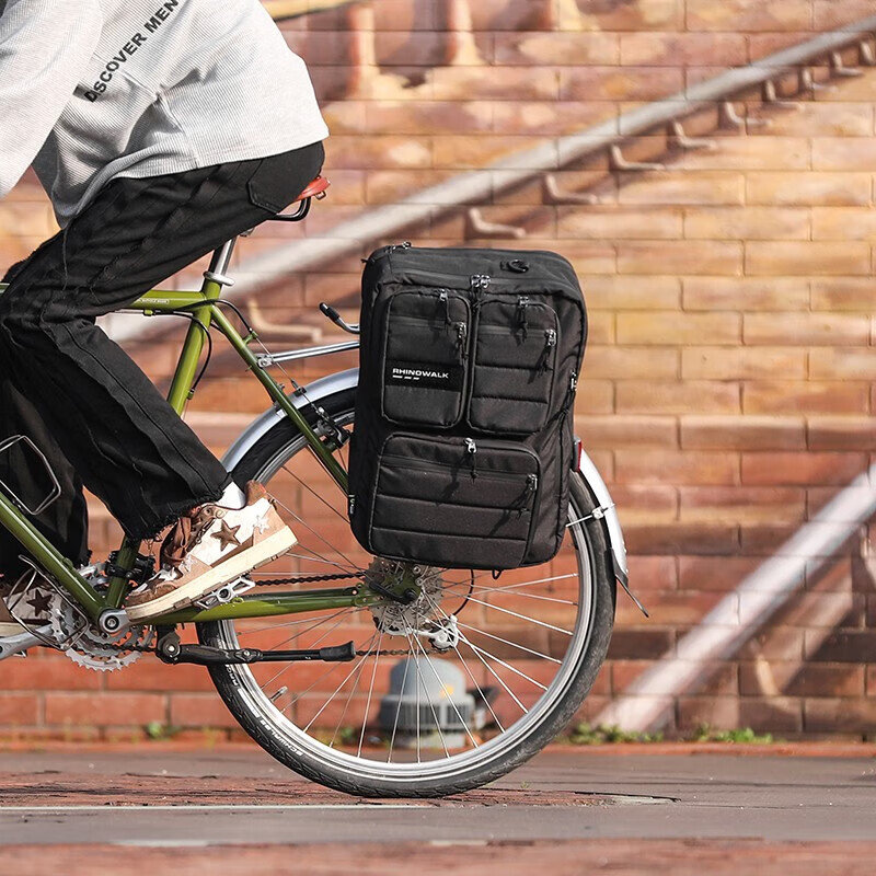 犀牛自行车环保后座包旅行车后货架包山地公路车后驮包双肩包骑行