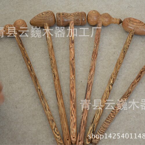 鸡翅木健身锤鸭蛋捶子按锤厂家木质鸡翅木工艺按