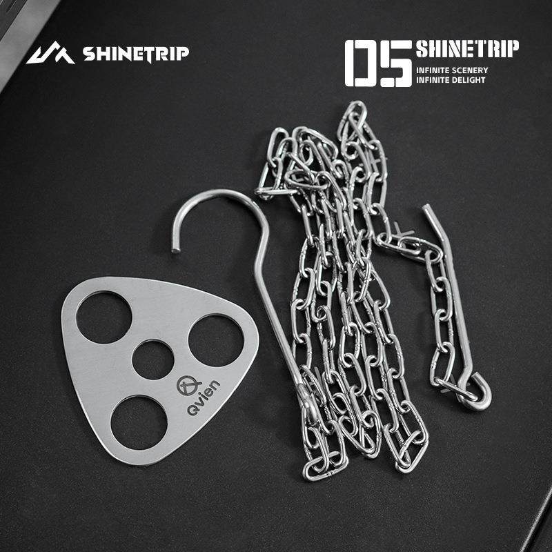 Qvien户外露营烧烤吊锅三脚吊架套装不锈钢生火便携轻量调节工具,户外/登山/野营/旅行用品,多功能组合工具,淘宝优惠券,粉丝福利购,淘宝优惠卷