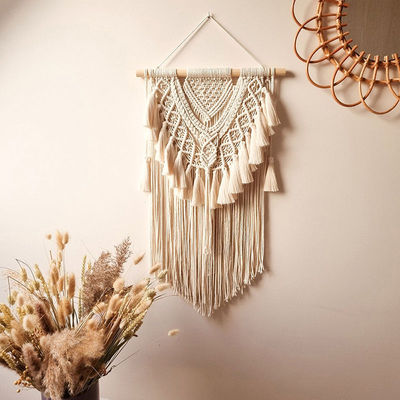 北欧in挂毯手工编织壁挂室内墙面