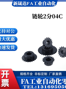 链轮2分04C26 27 28 29 30T25H链条SP25B12内孔8 10 12 14 151617