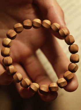 濮暹檀香手串转运珠9mm饰品手链