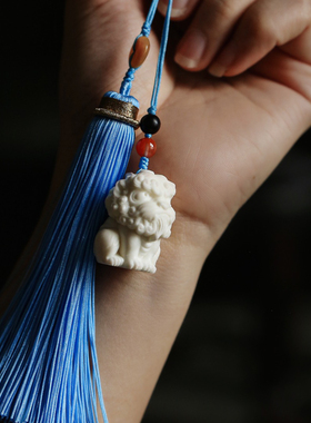 濮暹鹿角醒狮招财旺运挂件本命年