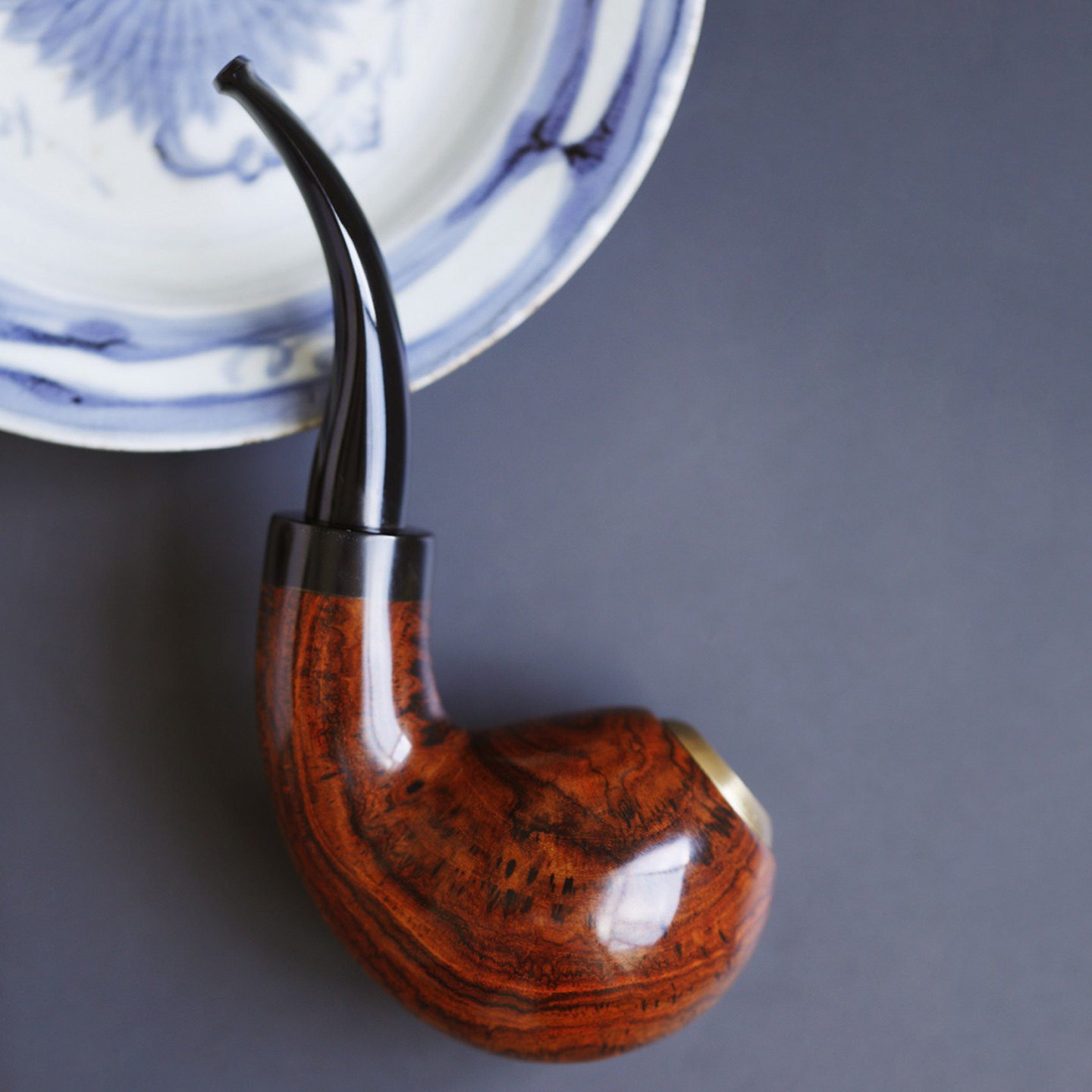 濮暹海南黄花梨烟斗正品男士专用带过滤烟嘴正品高档老式焊烟烟斗