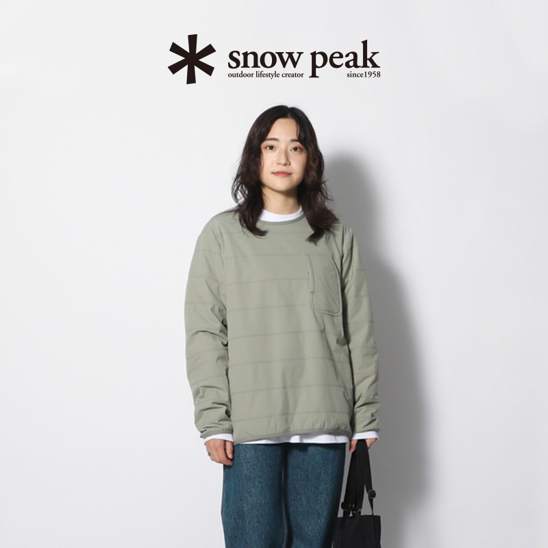 snowpeak雪峰2024春夏套头衫保暖