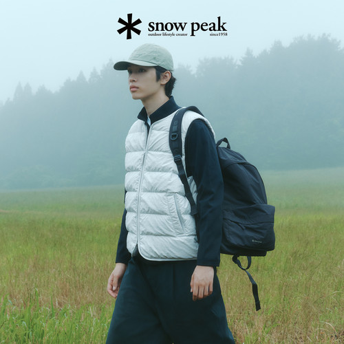 SnowPeak雪峰2026年秋季新品羽绒服男女同款Land保暖马甲背心