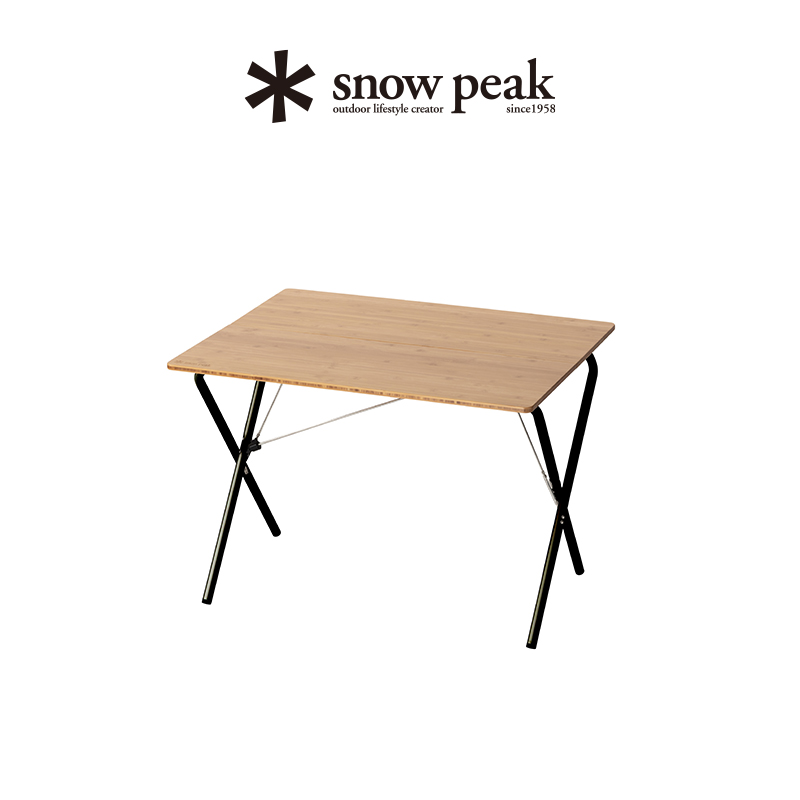 23年新品SnowPeak竹折桌