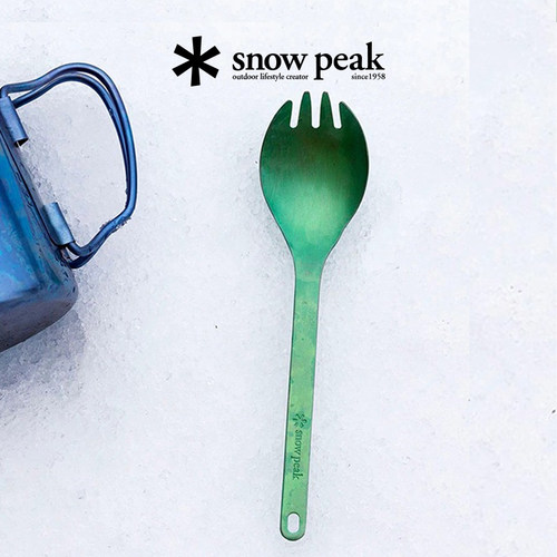 雪峰露营SnowPeak叉勺