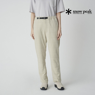 snowpeak雪峰户外Flexible灵动层保暖休闲裤男女款长裤PA-25SU002