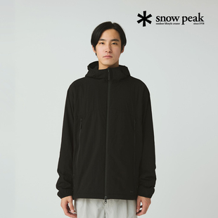 SnowPeak雪峰25秋冬新款户外防水连帽夹克男休闲外套男JK-25AU027