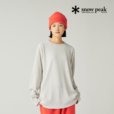 SnowPeak雪峰华夫格速干长袖T恤