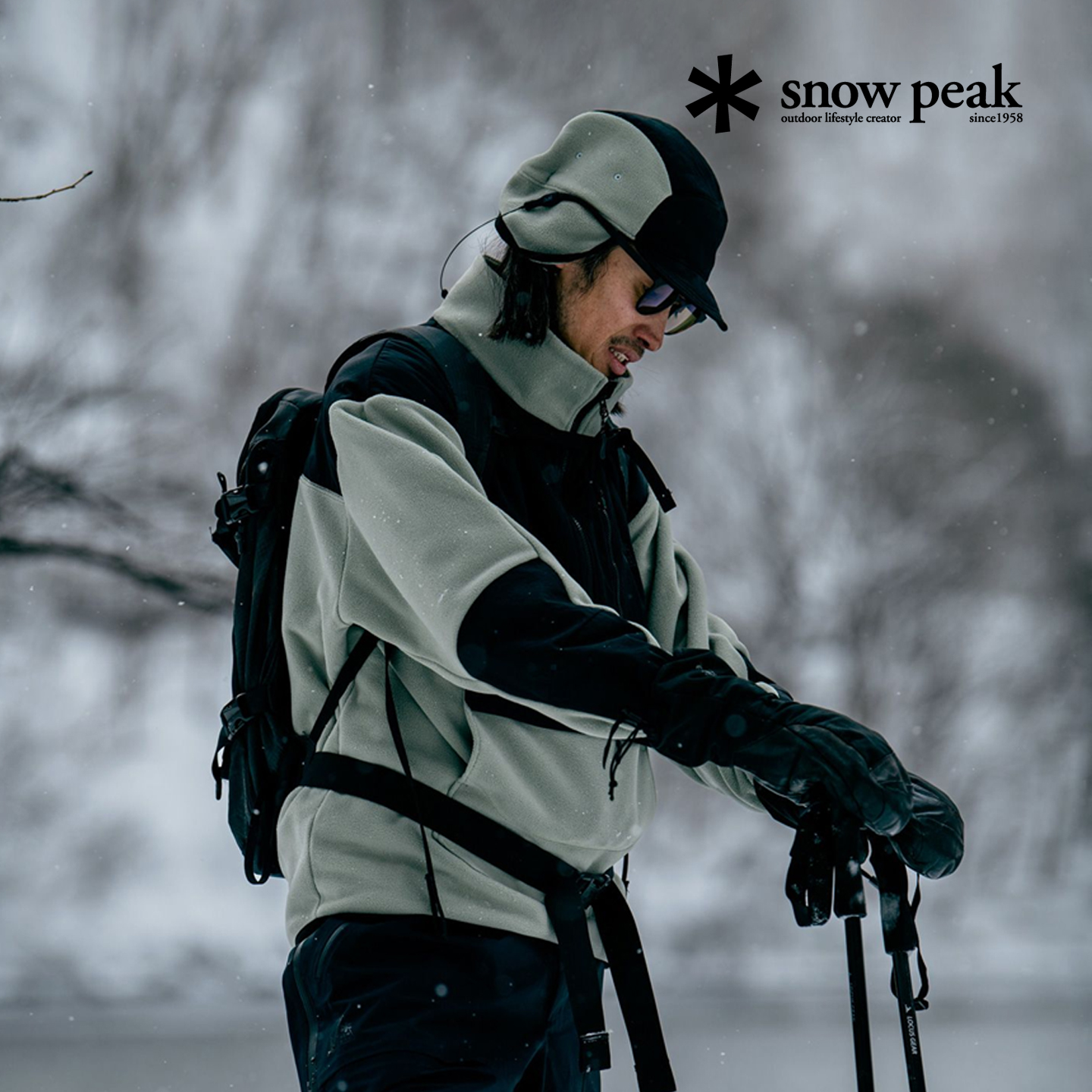 SnowPeak雪峰MofM联名护耳冷帽