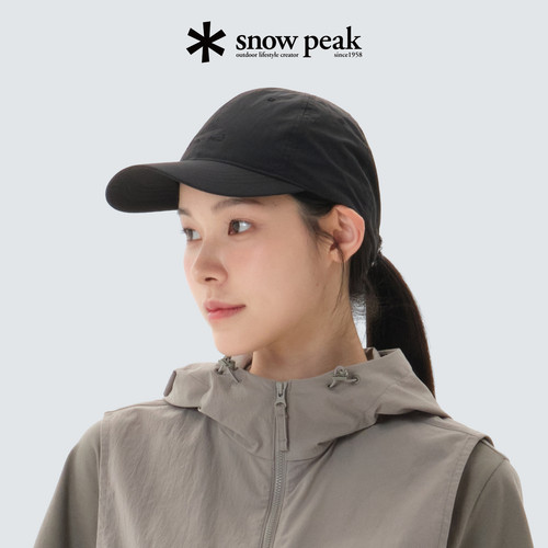 SnowPeak雪峰复古LOGO刺绣鸭舌帽