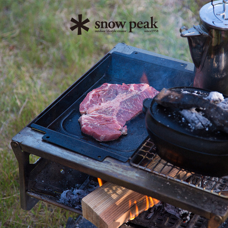 snowpeak焚火台配件烤网烤盘