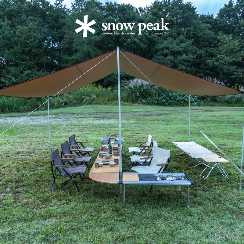 snowpeak雪峰遮阳便携式方形天幕