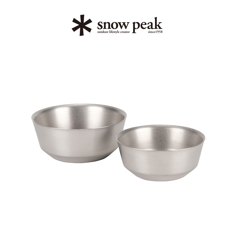 snowpeak雪峰露营双层钛碗