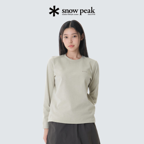 【金高银同款】SnowPeak雪峰26年秋季新款女士保暖长袖T恤丨TL15