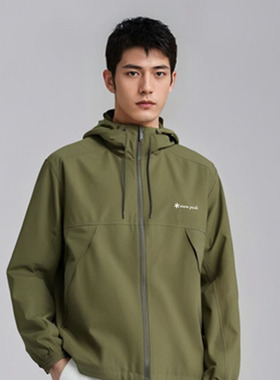 snowpeak雪峰外套运动户外夹克连帽百搭潮流外衣SPE-JK-23AU002