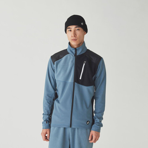 snowpeak雪峰2025秋冬户外MofM联名Hybrid抓绒夹克外套男女款上衣