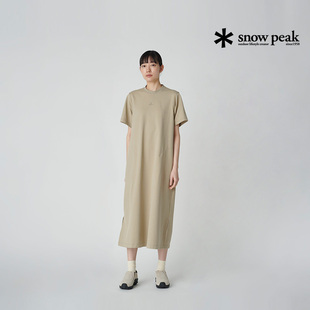 SnowPeak雪峰Insect Shield休闲圆领短袖连衣裙中长裙 SW-25SW001