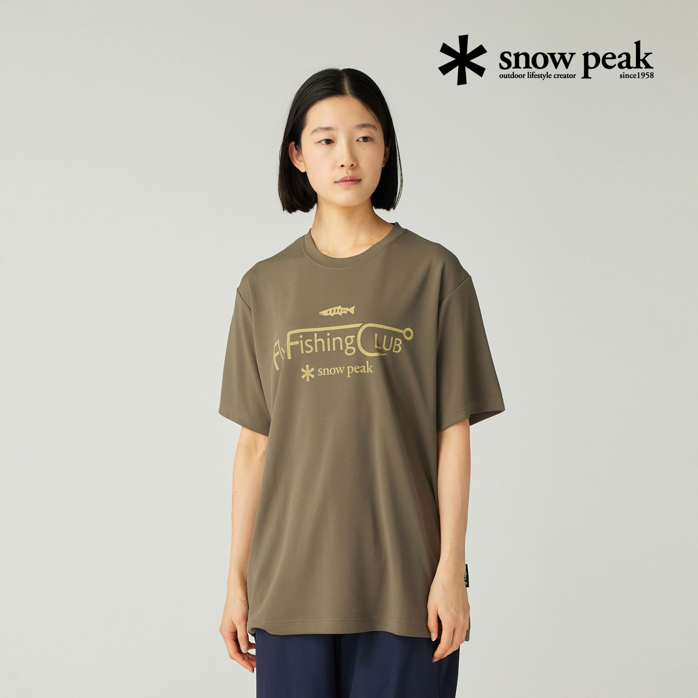 SnowPeak雪峰休闲印花短袖T恤