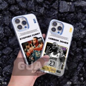 篮球星库里詹姆斯莫兰特欧文东契奇手机壳适用苹果15华为小米OPPO