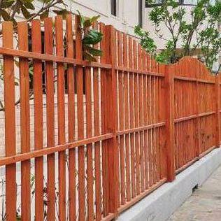 露台栏杆庭院室外实木防腐木栅栏围栏木栅栏花园护栏篱笆户外院