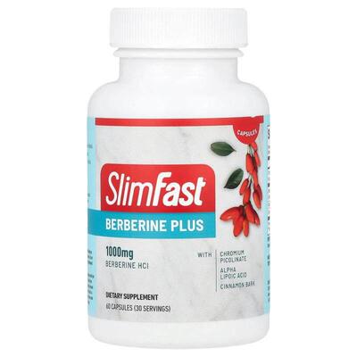 SlimFast,小檗碱+，60 粒胶囊