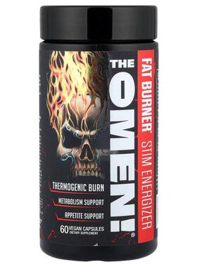 JNX Sports,The Omen!®，脂肪消耗剂，60 粒素食胶囊