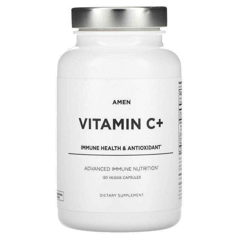 Codeage,Amen，维生素 C+，机体抵抗健康，抗氧，120 粒素食胶囊
