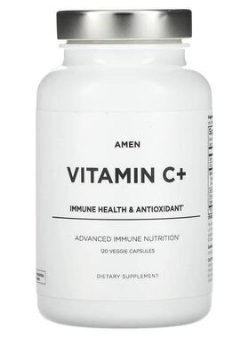 Codeage,Amen，维生素 C+，机体抵抗健康，抗氧，120 粒素食胶囊