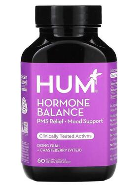 HUM Nutrition,荷尔蒙平衡，60 粒全素胶囊