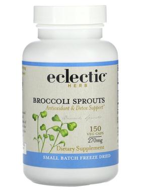 Eclectic Herb,冻干，西兰花芽，150 粒素食胶囊（每粒胶囊 270