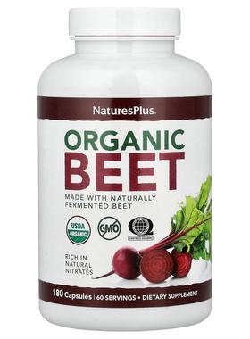 NaturesPlus,Organic Beet, 180 Capsules (666 mg per Capsule)