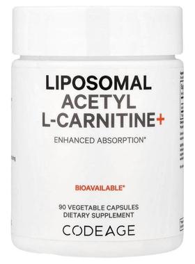Codeage,脂质体乙酰 L-肉碱+，500 毫克，90 粒胶囊