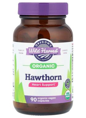 Oregon's Wild Harvest,山楂，90 粒明胶胶囊
