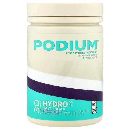 Podium Nutrition,Hydro &amp;amp;amp; Salt 2025 + BCAA，1