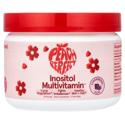 Peach Perfect,Inositol Multivitamin™, Strawberry Acai, 4.75