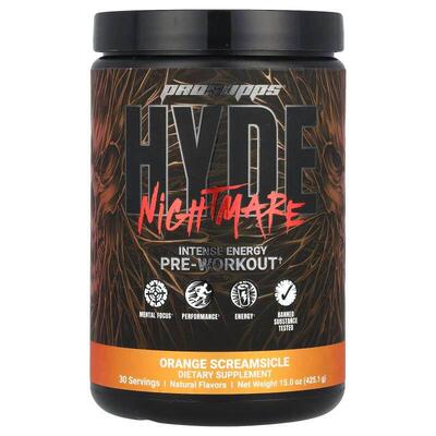 ProSupps,Hyde® Nightmare，优效能量锻炼前配方