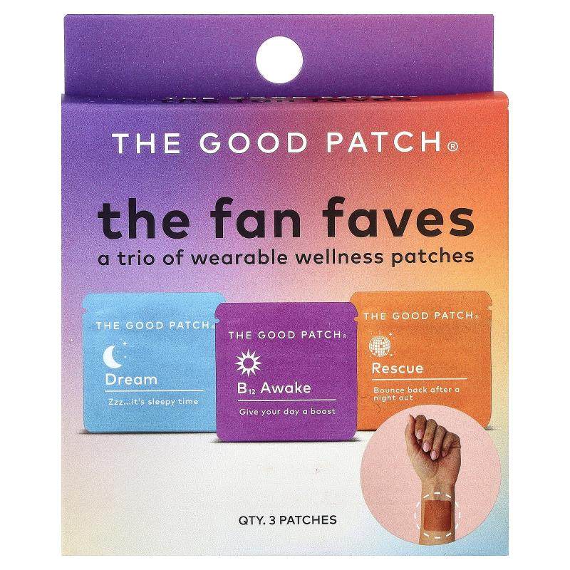 The Good Patch,The Fan Faves Wellness Patches, 3 Patches