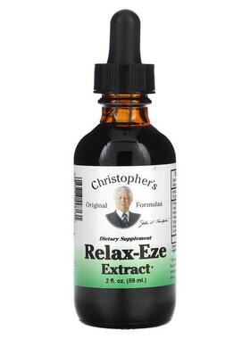 Christopher's Original Formulas,Relax-Eze 提取物，2 液量盎司