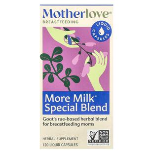 Motherlove,哺乳，特制泌乳支持混合配方，120 粒液体胶囊