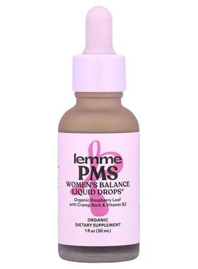 Lemme,PMS，女性平衡滴液，1 液量盎司（30 毫升）