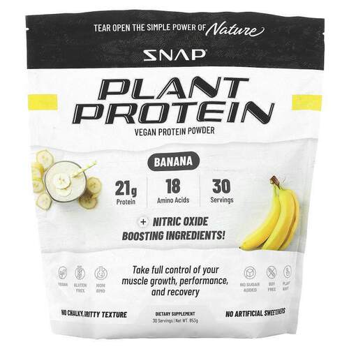 Snap Supplements,植物蛋白质，全素蛋白质粉