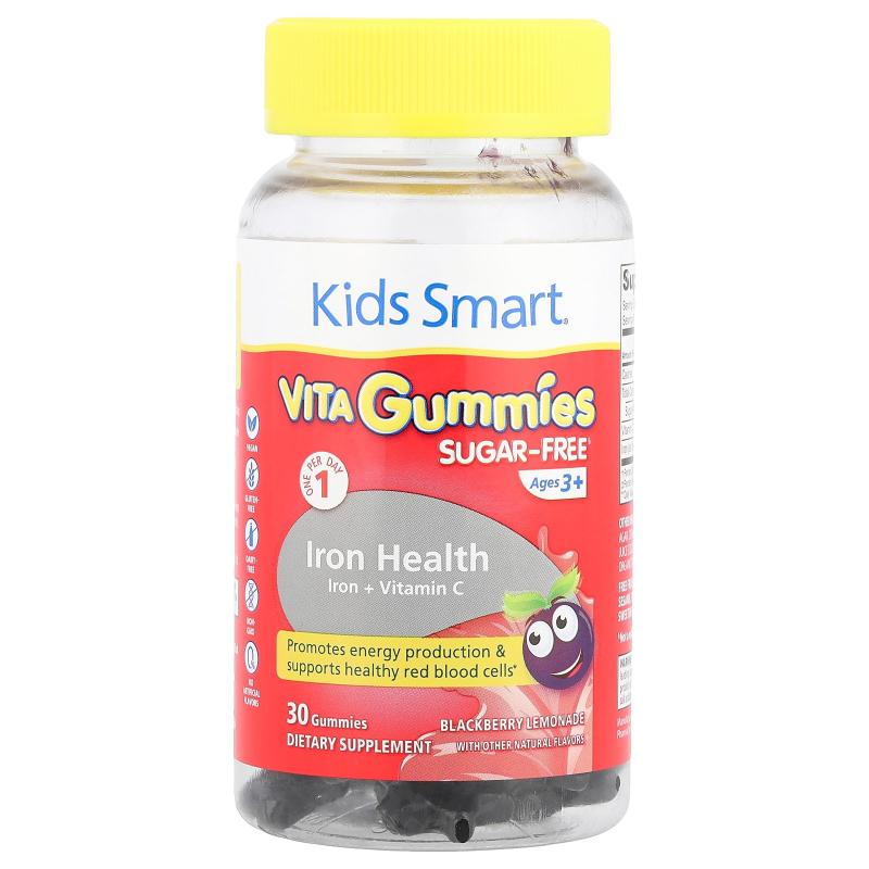 Kids Smart,Kids Smart® VITA Gummies®，铁 + 维生素 C，3 岁以3