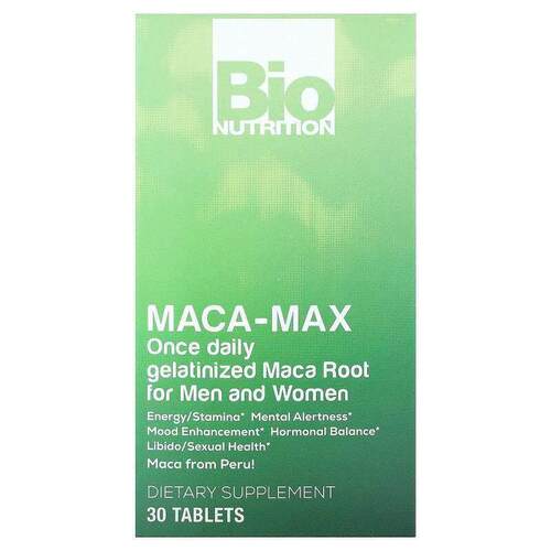 Bio Nutrition,男女适用 Maca-Max，1000 毫克，30 片