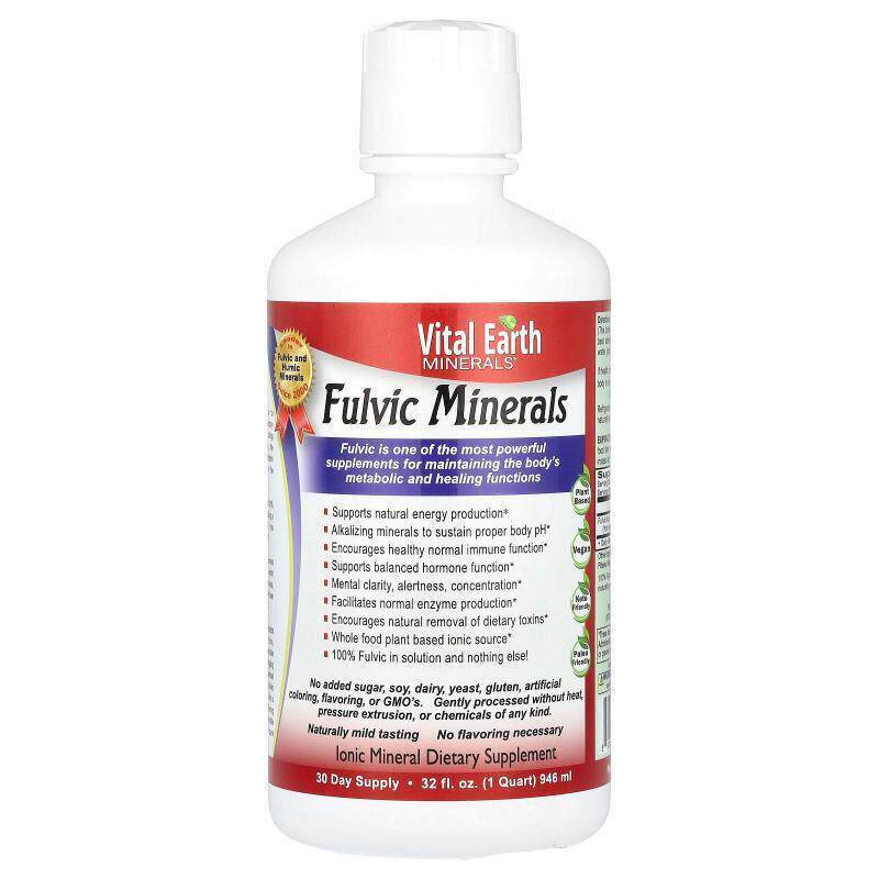 Vital Earth Minerals,富里酸矿物质，32 液量盎司（946 毫升）