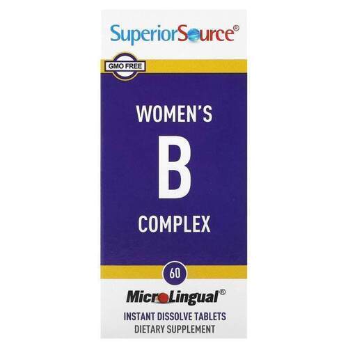 Superior Source,女性 B 族维生素复合物，60 粒 MicroLingual 速