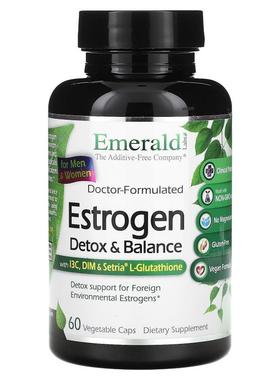 Emerald Laboratories,动情素，清体和平衡，60 粒素食胶囊