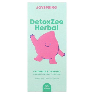 JoySpring,DetoxZee Herbal，1 液量盎司（30 毫升）
